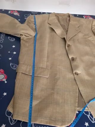 Chaqueta Emidio Tucci Beige Talla 56 Aproximadamen