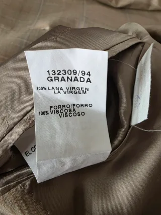 Chaqueta Emidio Tucci Beige Talla 56 Aproximadamen