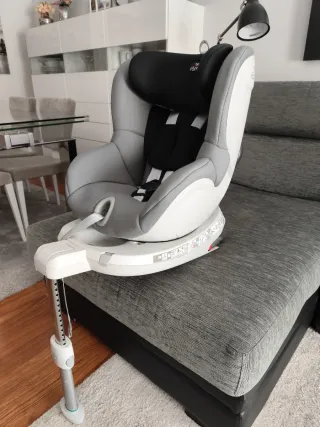 Silla coche Britax Römer gris