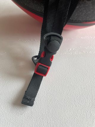 Casco de bici para niño rojo talla S