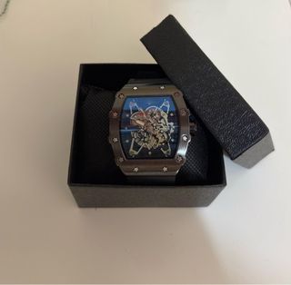 Reloj Acero Negro Tipo RM