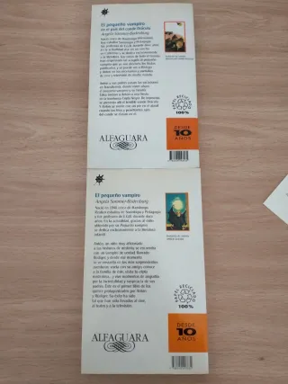 Lote 2 Libros serie El Pequeño Vampiro