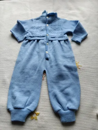 Tutina lana vergine bimba taglia 2(dai 6 mesi)