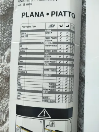 Limpiaparabrisas delantero B52