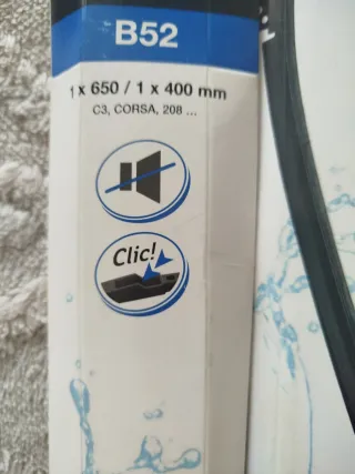 Limpiaparabrisas delantero B52