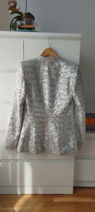 Blazer Lentejuelas ZARA Talla S