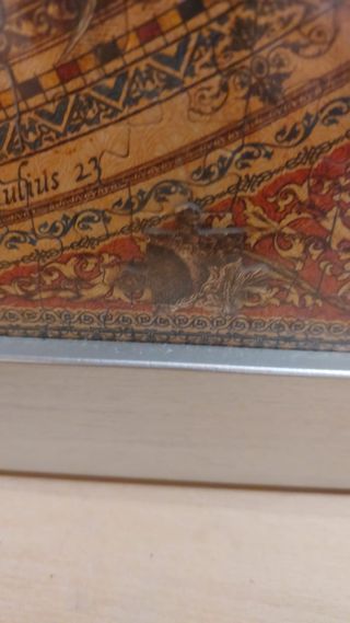 Cuadro Zodiaco Marco Metal Dorado