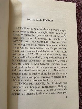 Cuentos de Afanti . Ediciones Beinji