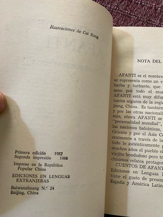 Cuentos de Afanti . Ediciones Beinji