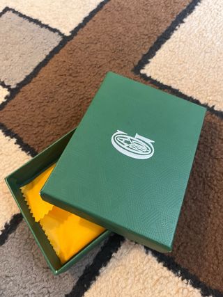 Tarjetero Goyard Gris y Blanco