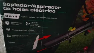 Parkside Soplador/Aspirador Hojas Eléctrico