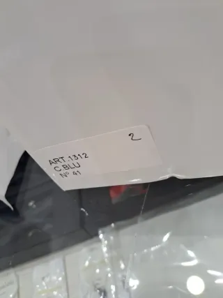 Polacchine scamosciate blu uomo tg. 44