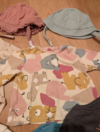 Lote Ropa Bebé 80cm: Chaqueta, Body, Camisetas...