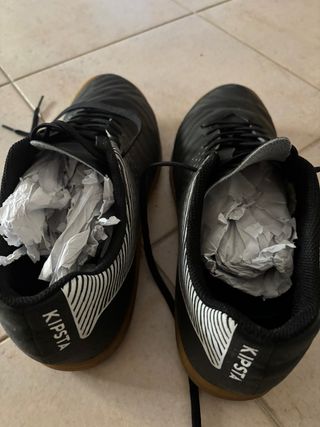 Scarpe calcio indoor KIPSTA nere