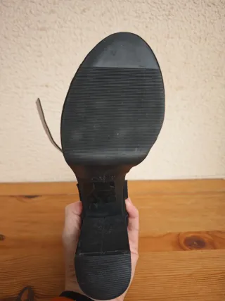 Sandalias de tacón negras