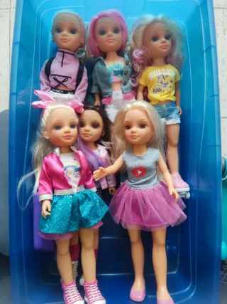 Lote de 7 Muñecas Nancy