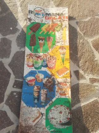 Tabella Romana Gelati Vintage