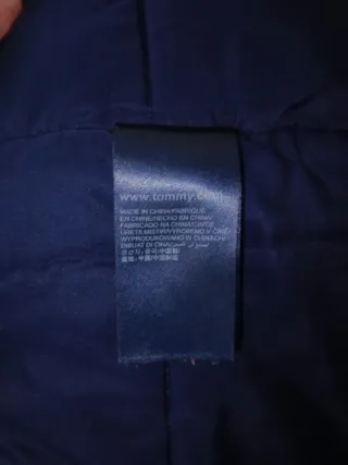 Abrigo Tommy Hilfiger Azul.