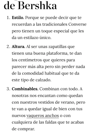 Zapatillas Bershka plataforma