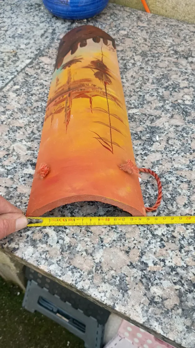 Tejas decorativas de terracota