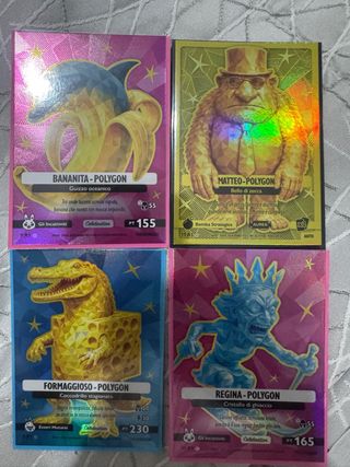 Carte Polygon brainrot rarissime tiratura limitata