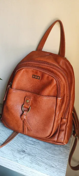 Pack dos Bolsos-Mochila Negro y Marrón