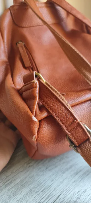 Pack dos Bolsos-Mochila Negro y Marrón