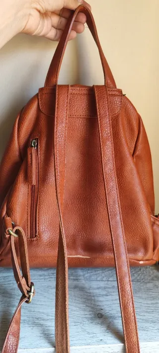 Pack dos Bolsos-Mochila Negro y Marrón