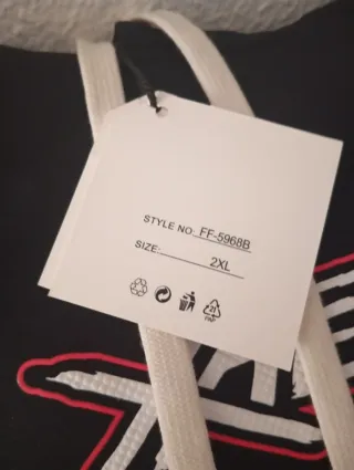 Chándal hombre negro con logo