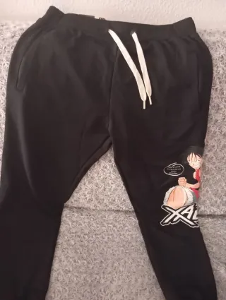 Chándal hombre negro con logo