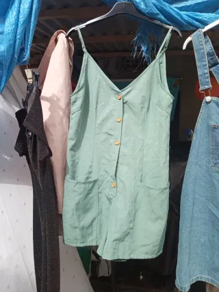 Peto vaquero Zara Talla L + Peto Talla S