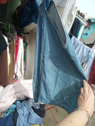 Peto vaquero Zara Talla L + Peto Talla S