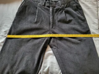 Pantalón pana gris caballero T/42