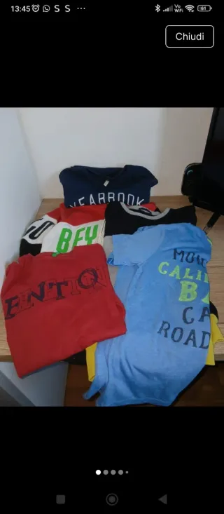 Set abbigliamento bambino 10 anni