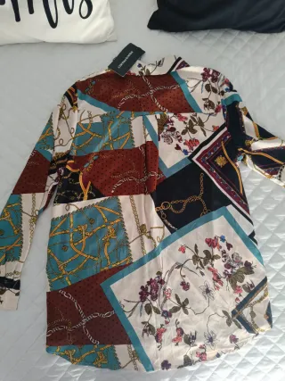 Camisa estampada multicolor