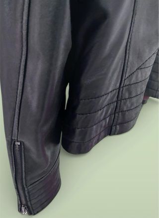 Giacca in pelle nera