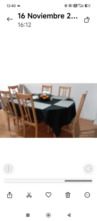 Comedor con mesa y sillas