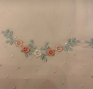 Completo letto matrimoniale vintage rosa