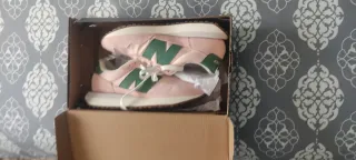 Zapatillas New Balance 237 Mujer Rosa y Verde