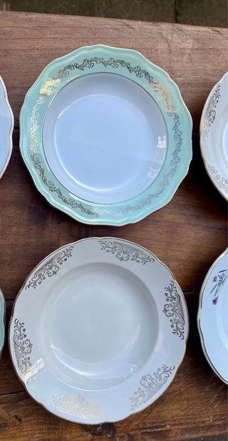 6 Platos Villeroy & Boch Amandonoise Sarreguemines