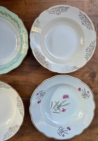 6 Platos Villeroy & Boch Amandonoise Sarreguemines