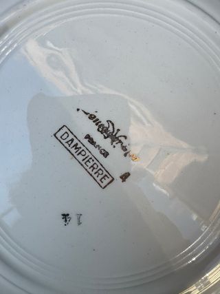 6 Platos Villeroy & Boch Amandonoise Sarreguemines