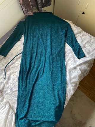 Chaleco largo Zara brillo