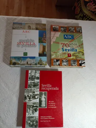 Lote de 3 libros de Sevilla ABC buen estado