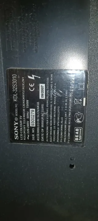 TV Sony Bravia KDL-32S3010