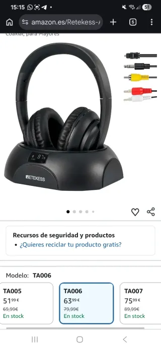 Auriculares Inalambricos Retekess 006