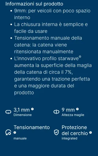 Catene da neve Pewag Brenta 9 XMB