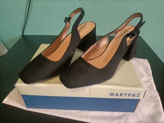 Tacones Marypaz Negros Talla 39