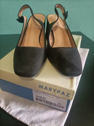 Tacones Marypaz Negros Talla 39