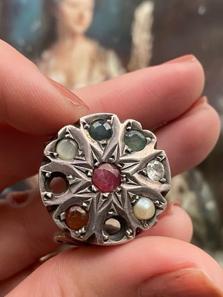 Anillo Plata con Piedras